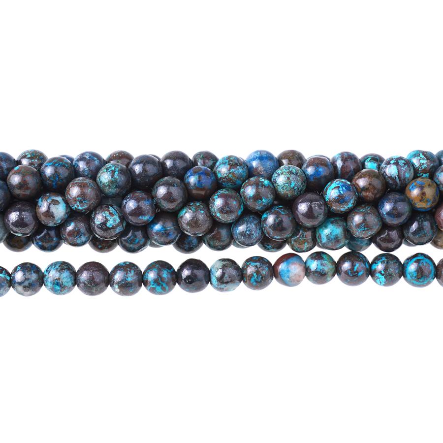 Shattuckite  4-5mm Round - 15-16 Inch