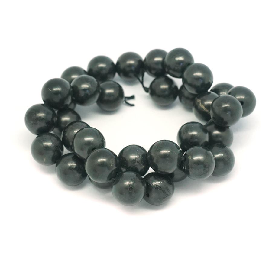 Shungite 12mm Round - 15-16 Inch