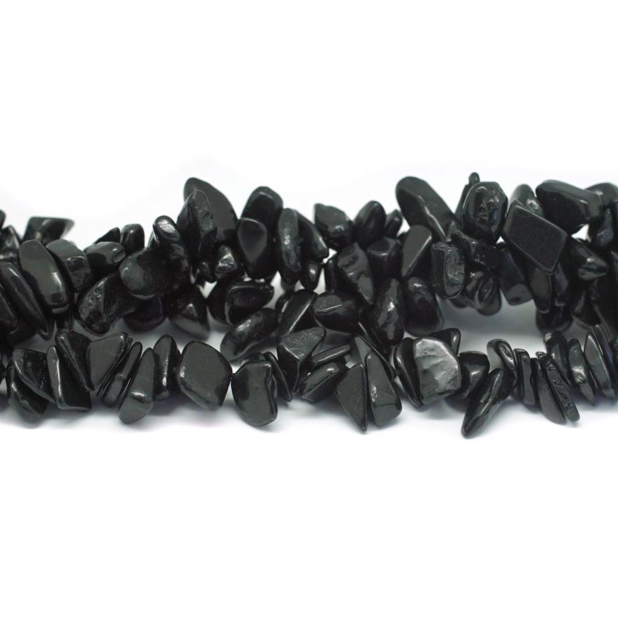 Shungite 5x8-10mm Chip - 15-16 Inch