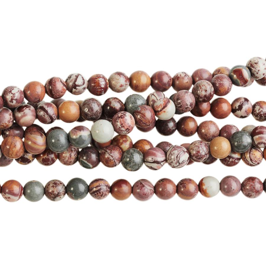 Sonora Jasper 6mm Round 15-16 Inch