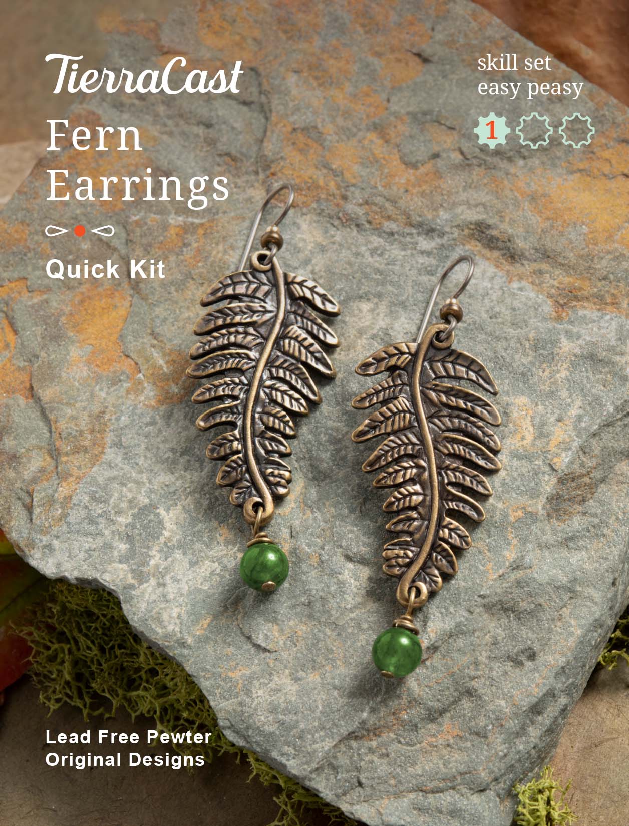 Fern Earrings Kit By TierraCast - Goody Beads
