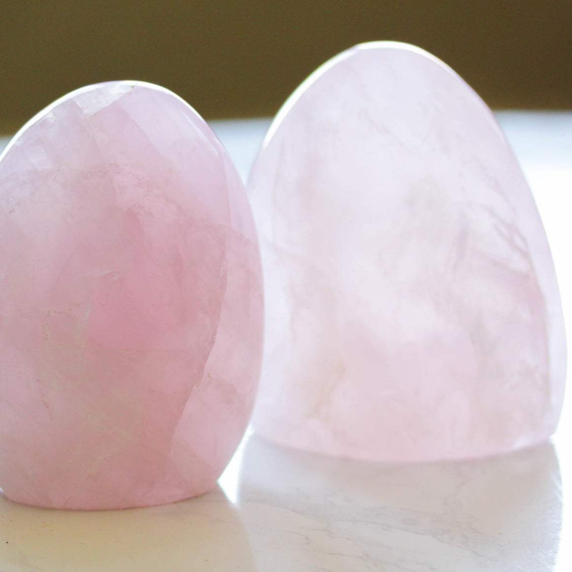 Rose Quartz Freeform Specimen 4.5x4 Inches (650-950 grams) - DS ROCK SHOP - Goody Beads