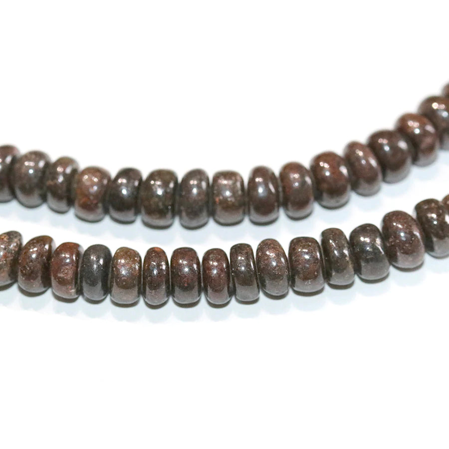 Stone Meteorite 4-5mm Rondelle - 15-16 Inch - Goody Beads