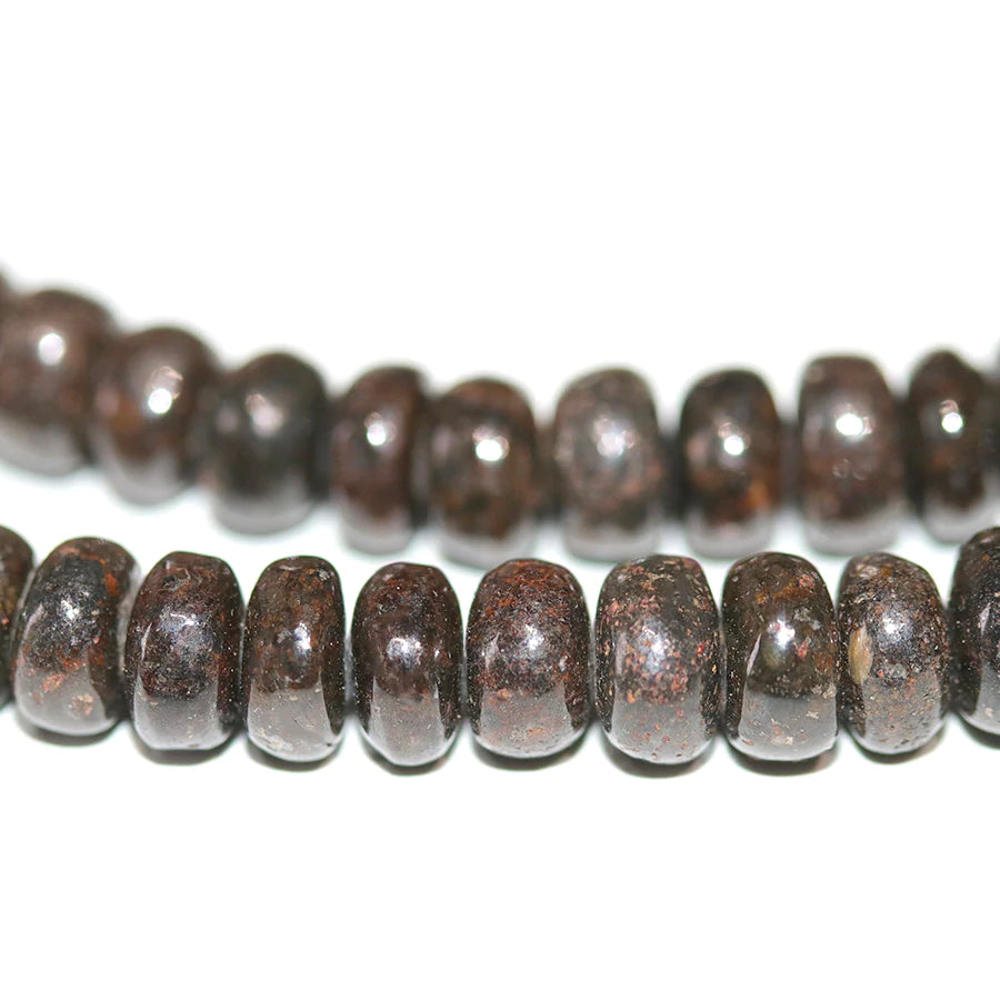 Stone Meteorite 5-6mm Rondelle - 15-16 Inch - Goody Beads