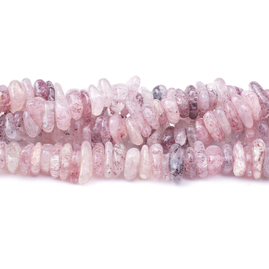 Strawberry Quartz 3-4X10-13mm Chip - Limited Editions - Goody Beads