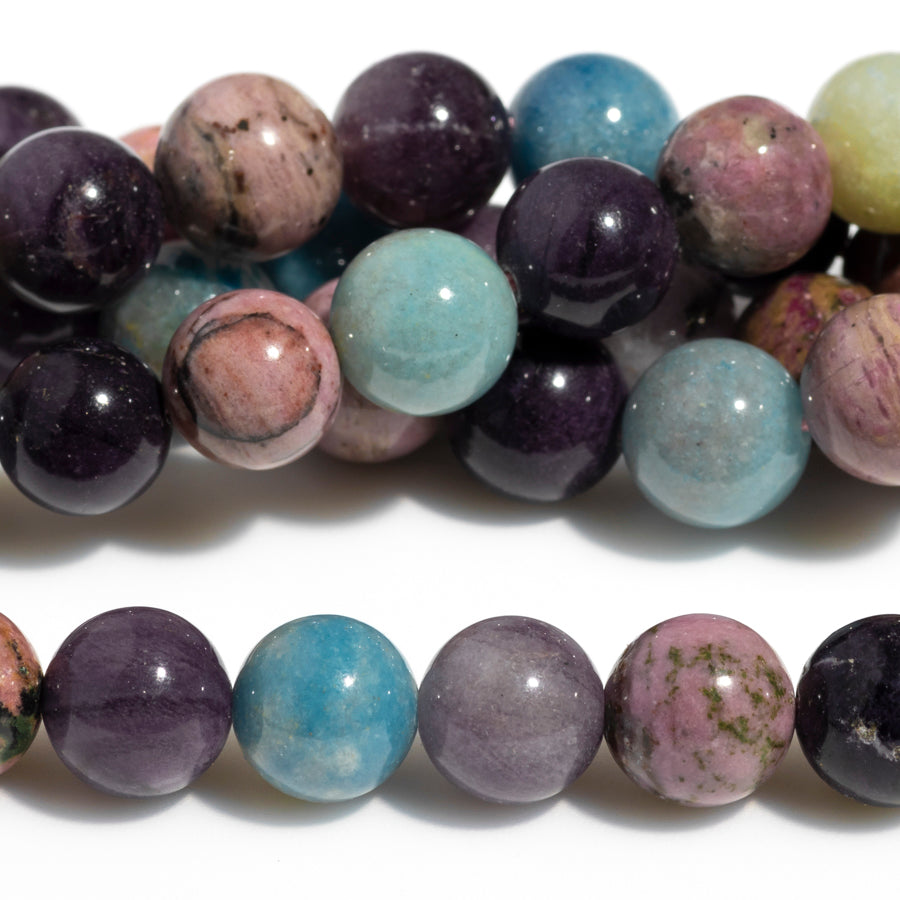 Rainbow Sugilite 10mm Round - 15-16 Inch