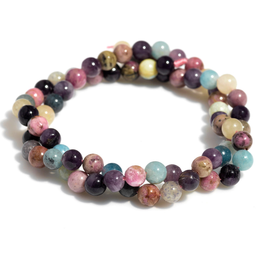 Rainbow Sugilite 6mm Round - 15-16 Inch