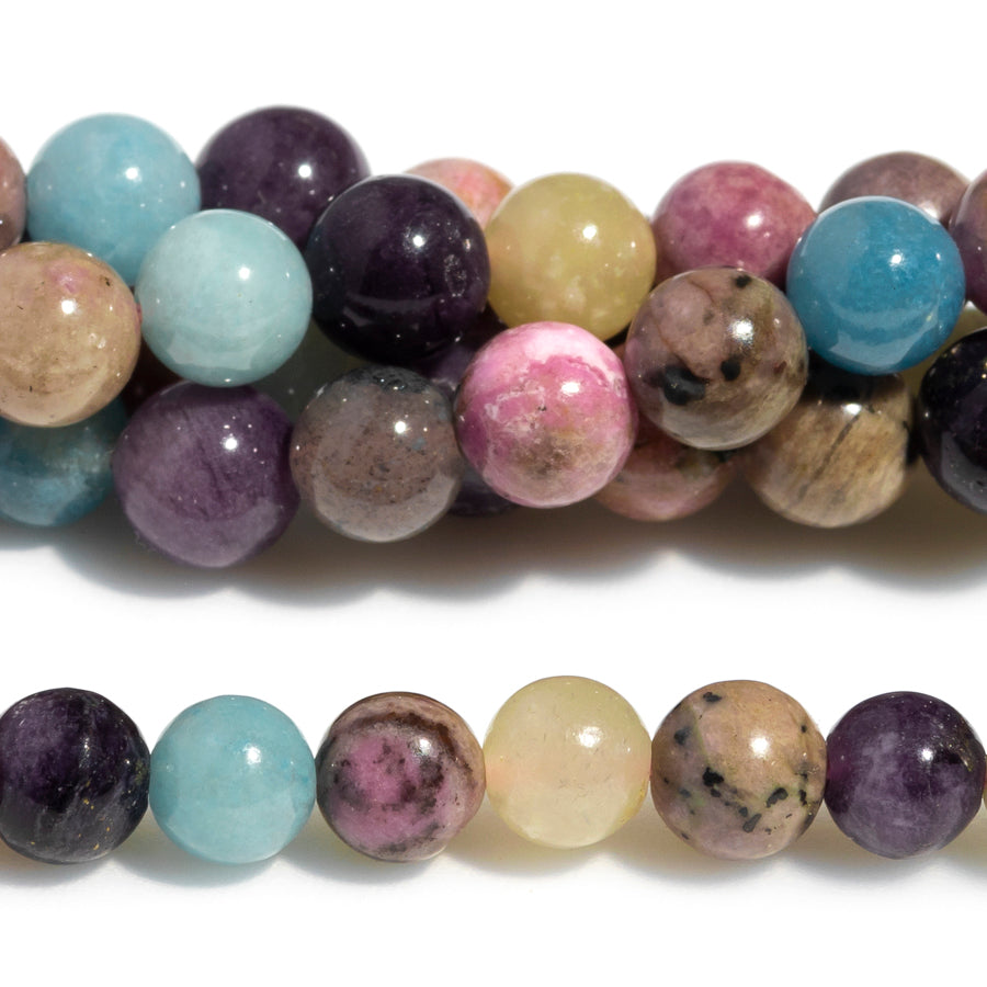 Rainbow Sugilite 6mm Round - 15-16 Inch