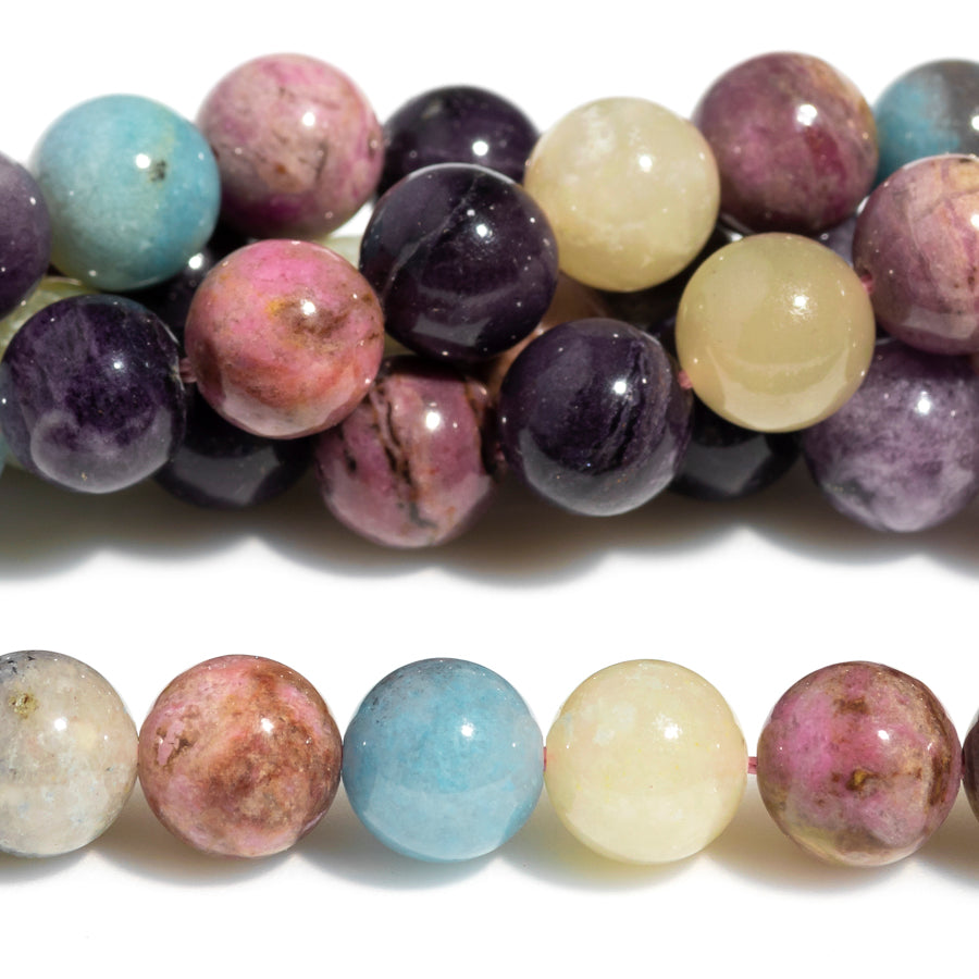 Rainbow Sugilite 8mm Round - 15-16 Inch