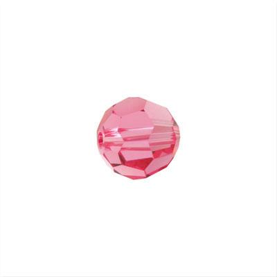 PRESTIGE 6mm Round Crystal Beads Rose Style #5000 - Goody Beads