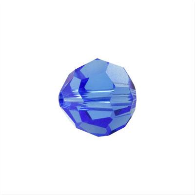 PRESTIGE 8mm Round Crystal Beads Sapphire Style #5000 - Goody Beads