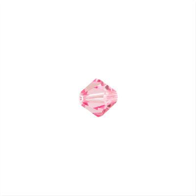 PRESTIGE 4mm Bicone Crystal Light Rose Style #5328 - Goody Beads