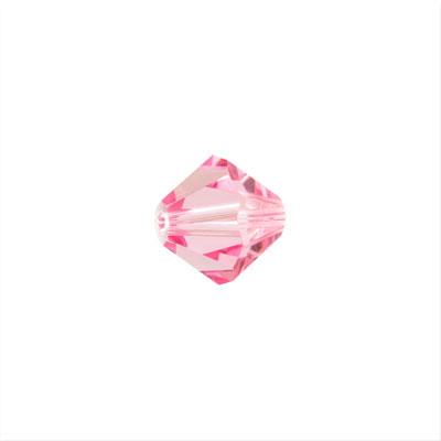 PRESTIGE 6mm Bicone Crystal Light Rose Style #5328 - Goody Beads