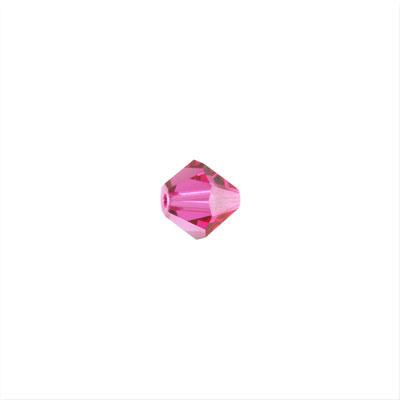 PRESTIGE 4mm Bicone Crystal Fuchsia Style #5328 - Goody Beads