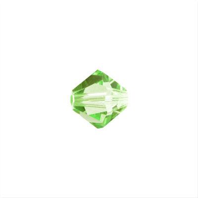 PRESTIGE 6mm Bicone Crystal Beads Peridot Style #5328 - Goody Beads