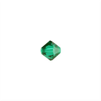 PRESTIGE 4mm Bicone Crystal Beads Emerald Style #5328 - Goody Beads