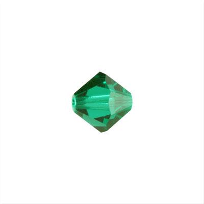 PRESTIGE 6mm Bicone Crystal Beads Emerald Style #5328 - Goody Beads