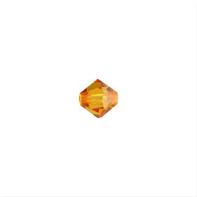 PRESTIGE 4mm Bicone Crystal Beads Topaz Style #5328 - Goody Beads