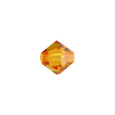 PRESTIGE 6mm Bicone Crystal Beads Topaz Style #5328 - Goody Beads