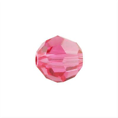 PRESTIGE 8mm Round Crystal Beads Indian Pink Style #5000 - Goody Beads