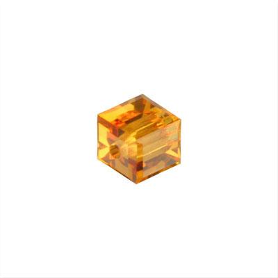 PRESTIGE 6mm Cube Topaz Style #5601 - Goody Beads