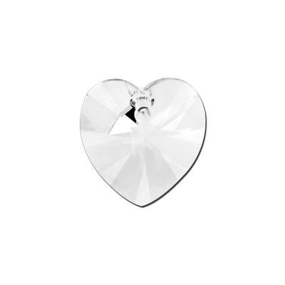 PRESTIGE 14mm Crystal Clear XILION Heart Pendant Style #6228 - Goody Beads