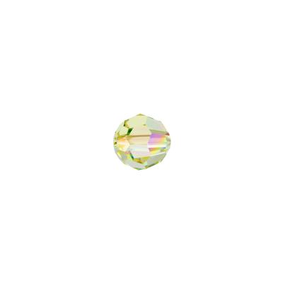 PRESTIGE 4mm Round Crystal Luminous Green Style #5000 - Goody Beads