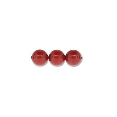 3mm Crystal Red Coral PRESTIGE Pearl - Goody Beads