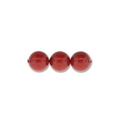 6mm Crystal Red Coral PRESTIGE Pearl - Goody Beads