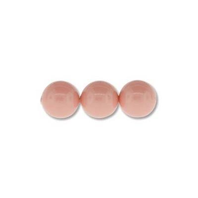 8mm Crystal Pink Coral PRESTIGE Pearl - Goody Beads