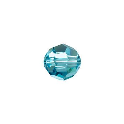 PRESTIGE 6mm Round Crystal Light Turquoise Style #5000 - Goody Beads