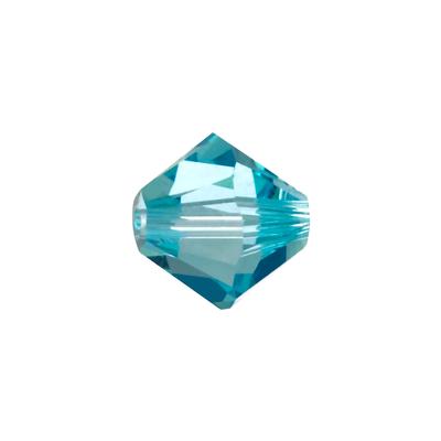 PRESTIGE 8mm Bicone Crystal Light Turquoise Style #5328 - Goody Beads