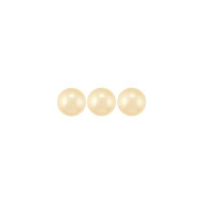 PRESTIGE 3mm Crystal Light Gold Pearl - Style 5810 - Goody Beads