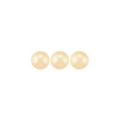 PRESTIGE 4mm Crystal Light Gold Pearl - Style 5810 - Goody Beads