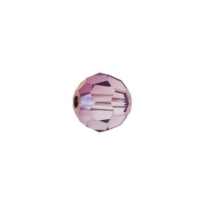 PRESTIGE 6mm Round Crystal Lilac Shadows Style #5000 - Goody Beads