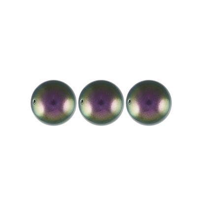 12mm Crystal Iridescent Purple PRESTIGE Pearl - Goody Beads