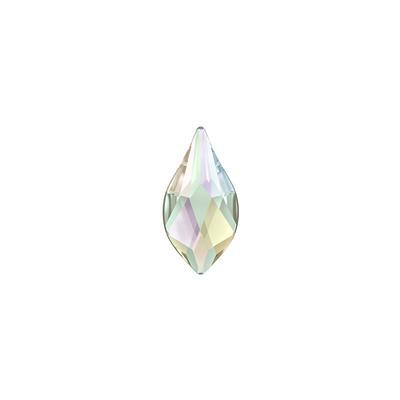 PRESTIGE Crystal 10mm Crystal Clear AB Flame Flat Back - Style 2205 - Goody Beads