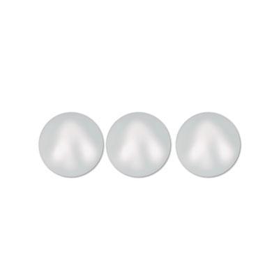 PRESTIGE 12mm Crystal Iridescent Dove Grey Pearl - Goody Beads