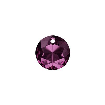 PRESTIGE 8mm Amethyst Classic Cut Crystal Pendant - Style 6430 - Goody Beads