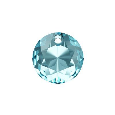 PRESTIGE 14mm Aqua Classic Cut Crystal Pendant - Style 6430 - Goody Beads