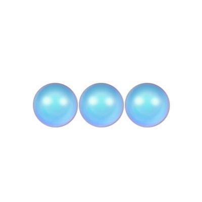 PRESTIGE 8mm Crystal Iridescent Light Blue Pearl - Goody Beads