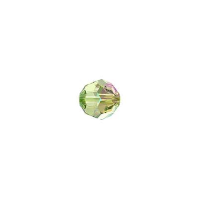 PRESTIGE 4mm Peridot Shimmer Round Crystal Beads Style #5000 - Goody Beads