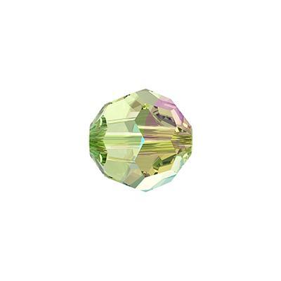 PRESTIGE 8mm Peridot Shimmer Round Crystal Beads Style #5000 - Goody Beads