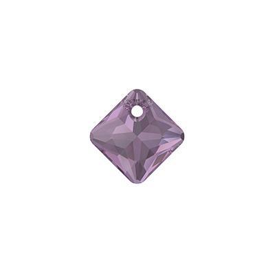 PRESTIGE 9mm Amethyst Princess Cut Crystal Pendant - Style 6431 - Goody Beads