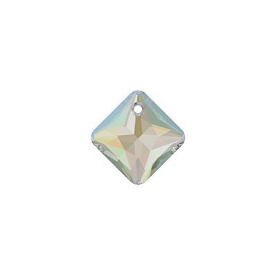 PRESTIGE 9mm Crystal AB Princess Cut Crystal Pendant - Style 6431 - Goody Beads