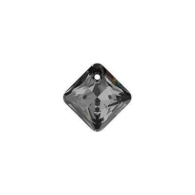 PRESTIGE 9mm Crystal Silver Night Princess Cut Crystal Pendant - Style 6431 - Goody Beads