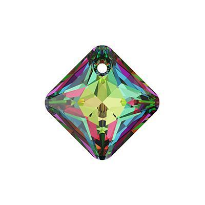 PRESTIGE 16mm Crystal Vitrail Medium Princess Cut Crystal Pendant - Style 6431 - Goody Beads