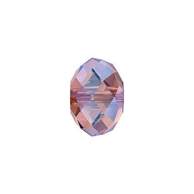 PRESTIGE Crystal 8mm Rose Peach Shimmer 2x Briolette Bead - Style 5040 - Goody Beads