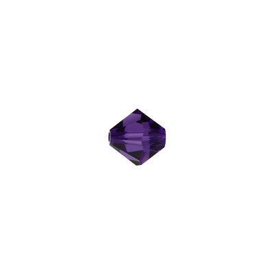 PRESTIGE 4mm Bicone Crystal Purple Velvet Style #5328 - Goody Beads