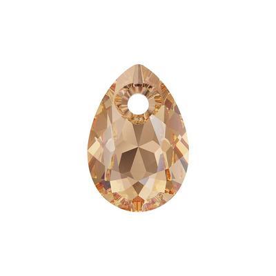 PRESTIGE crystal 16mm Light Colorado Topaz Pear Cut Pendant - Style 6433 - Goody Beads